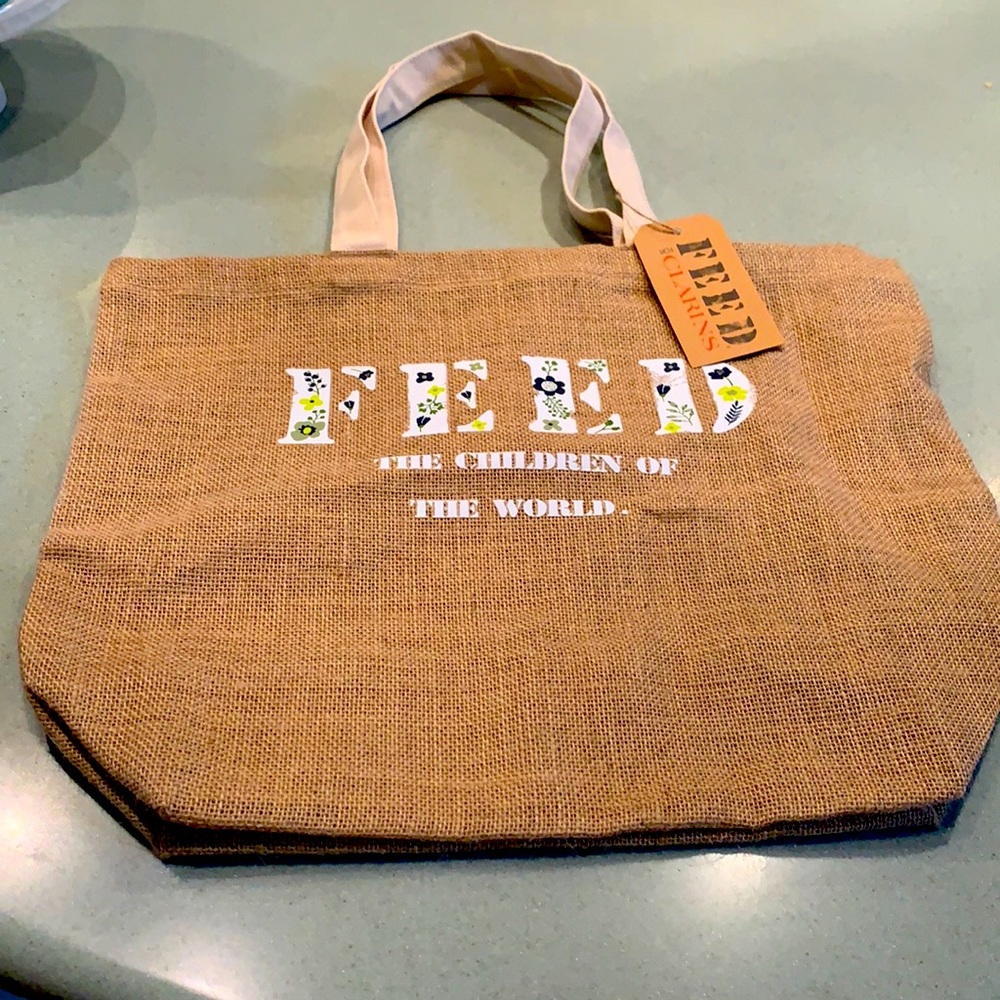 Clarins Burlap Bag